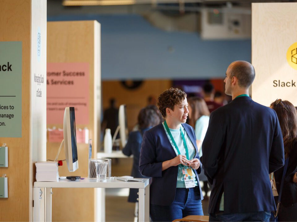 Interactive rooftop experience at Slack Frontiers